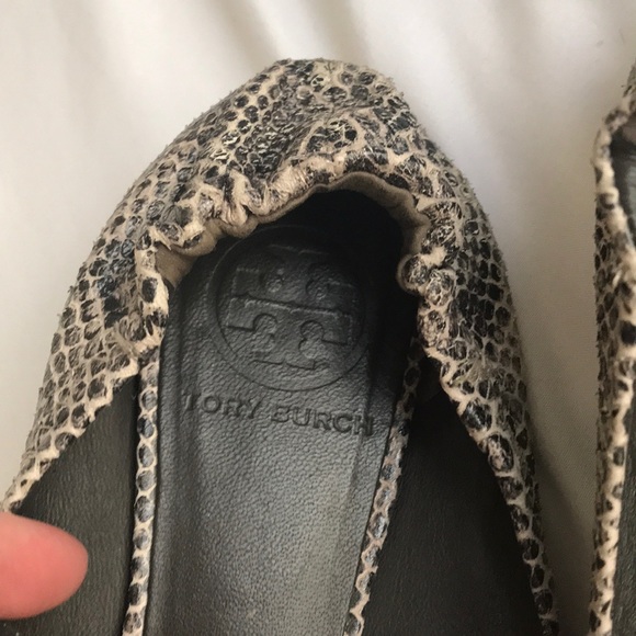 {Tory Burch} snakeskin ballet flats - Picture 6 of 8